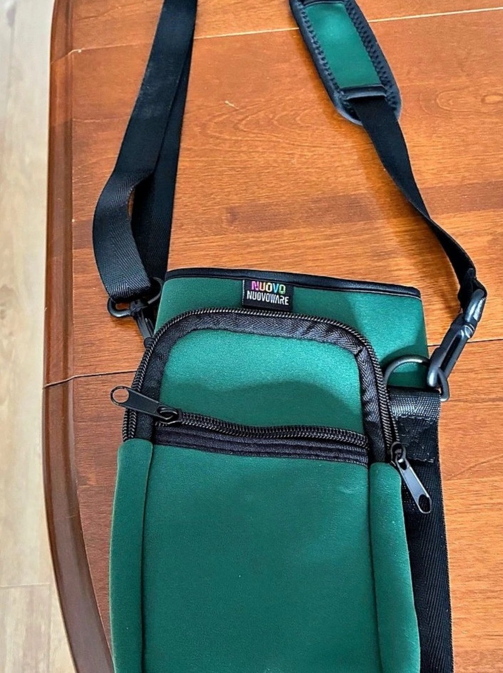 NUVO Crossbody Bag in Green & Black Brand New